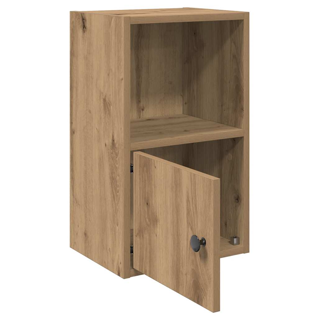 Bookcase Artisan Oak 31x24x52 cm Engineered Wood