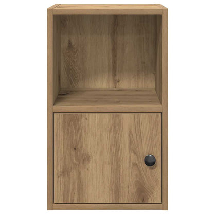 Bookcase Artisan Oak 31x24x52 cm Engineered Wood