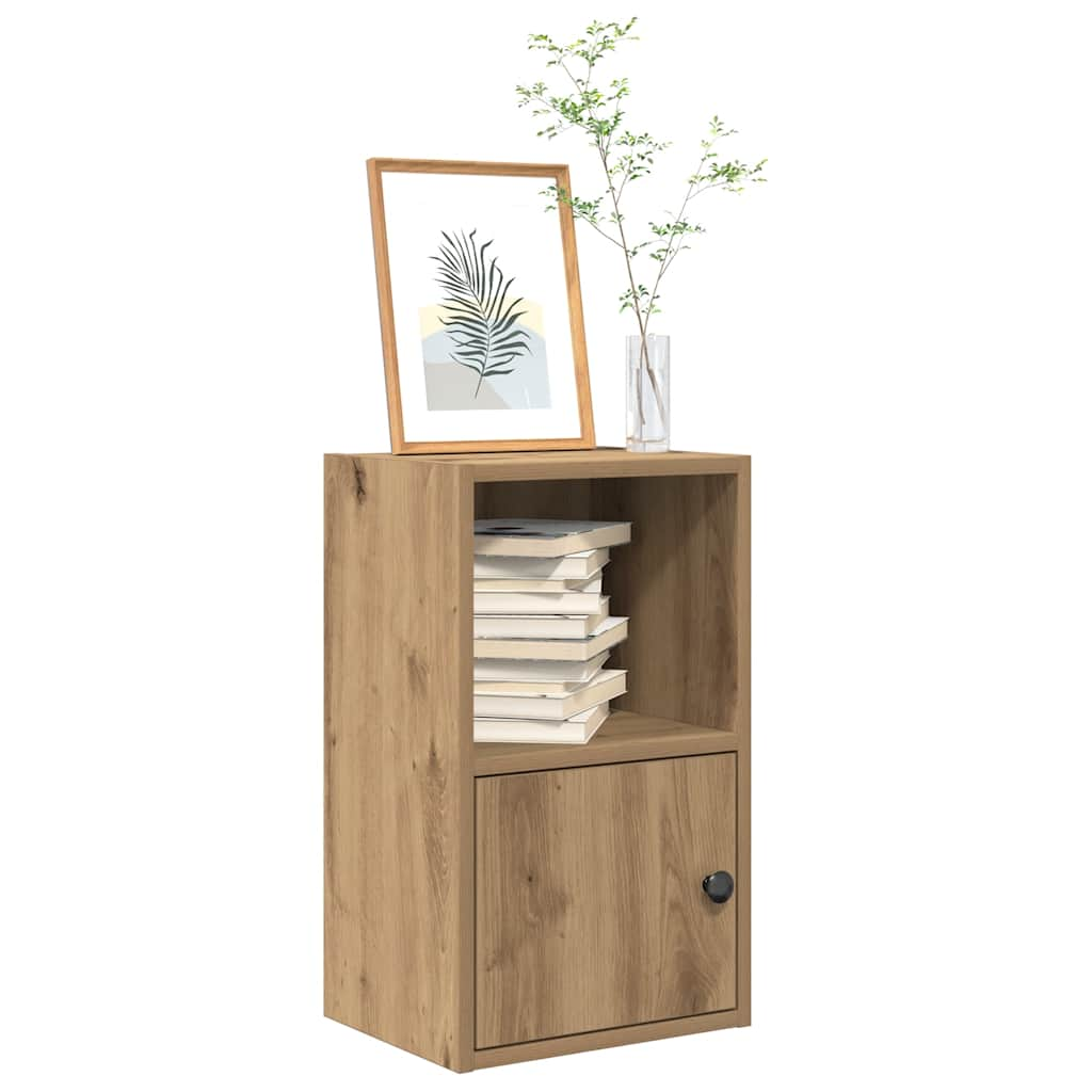 Bookcase Artisan Oak 31x24x52 cm Engineered Wood