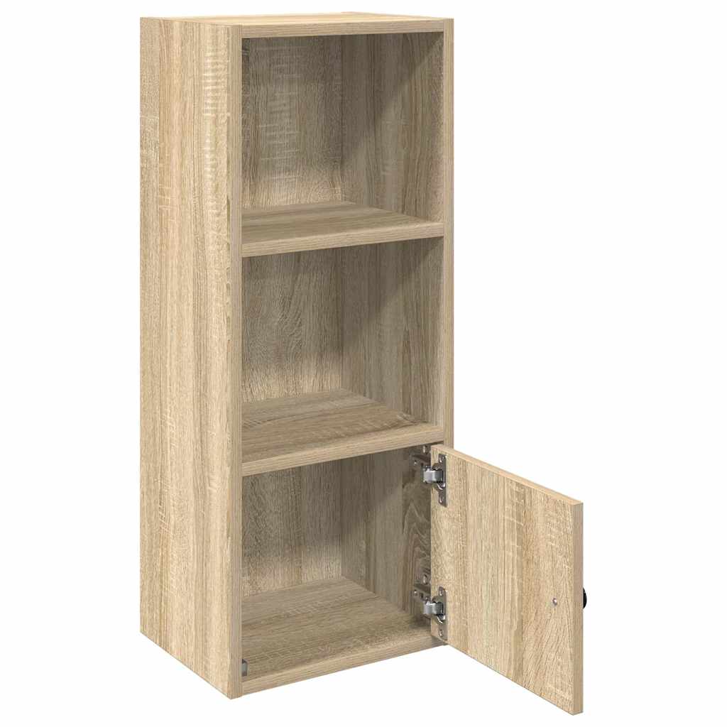 Bookcase Sonoma Oak 31x24x77 cm Engineered Wood