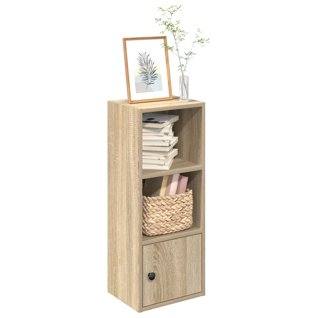 Bookcase Sonoma Oak 31x24x77 cm Engineered Wood