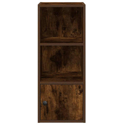 Bookcase Smoked Oak 31x24x77 cm Engineered Wood