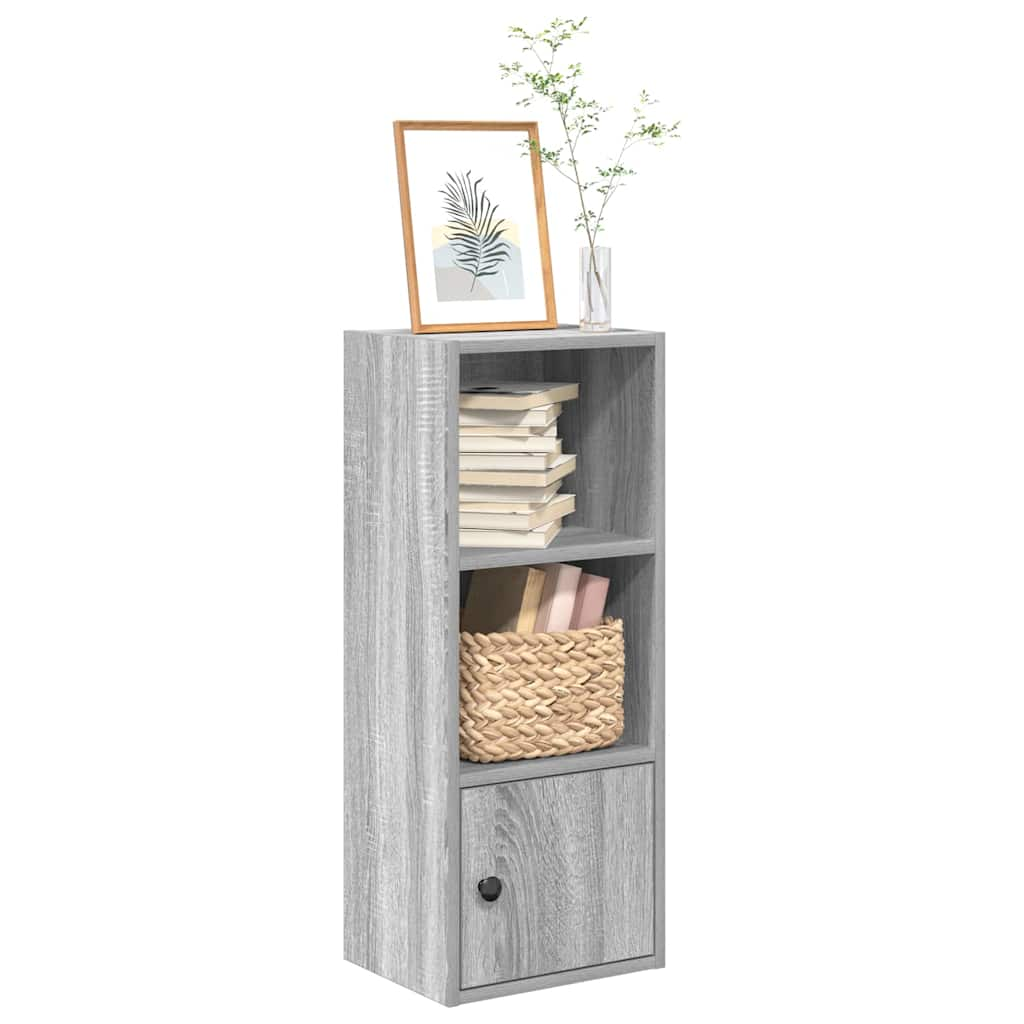 Bookcase Grey Sonoma 31x24x77 cm Engineered Wood