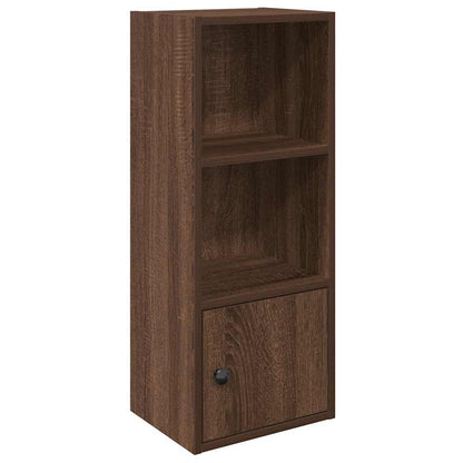 Bookcase Brown Oak 31x24x77 cm Engineered Wood