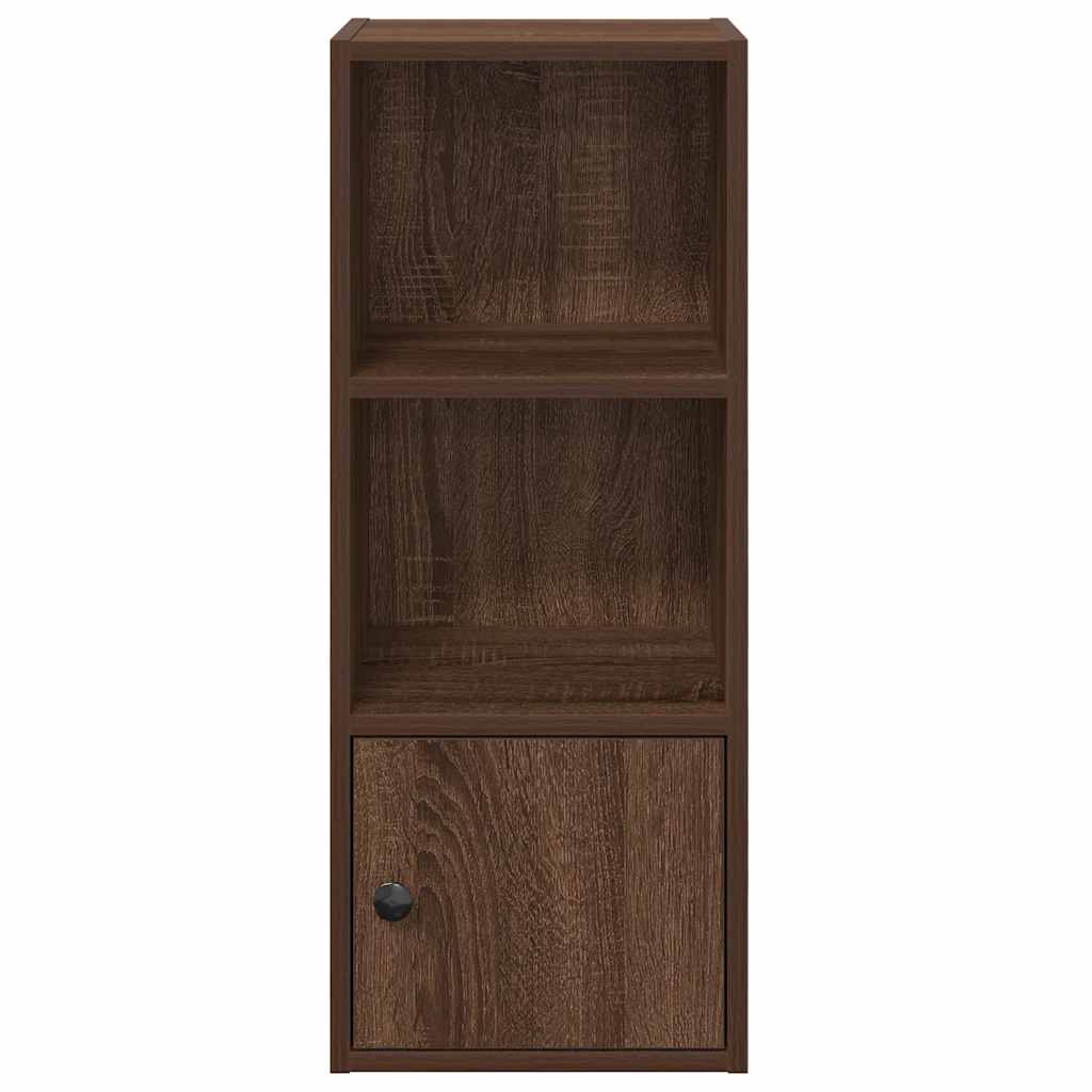 Bookcase Brown Oak 31x24x77 cm Engineered Wood