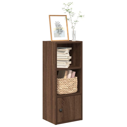 Bookcase Brown Oak 31x24x77 cm Engineered Wood