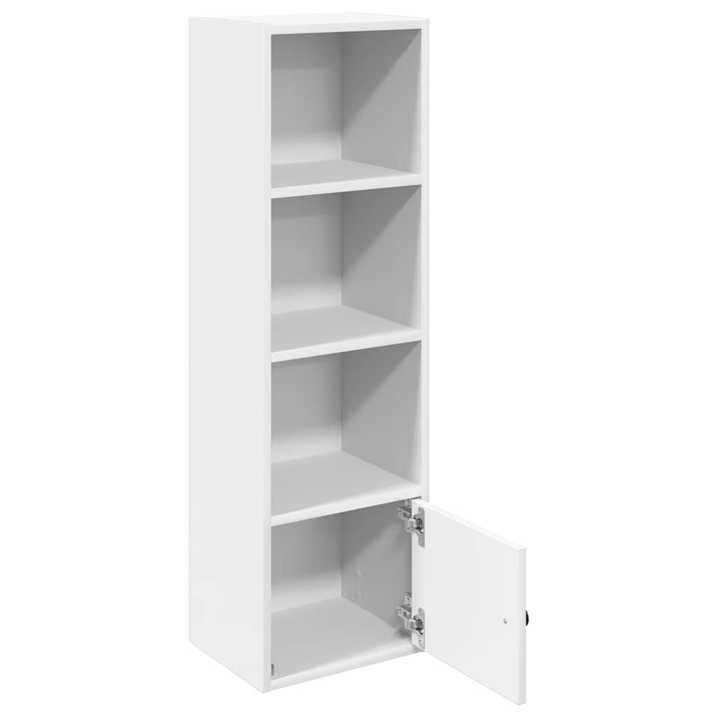 Bookcase White 31x24x102 cm Engineered Wood