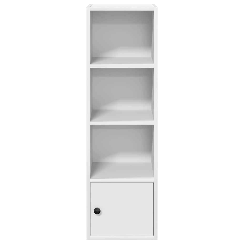 Bookcase White 31x24x102 cm Engineered Wood