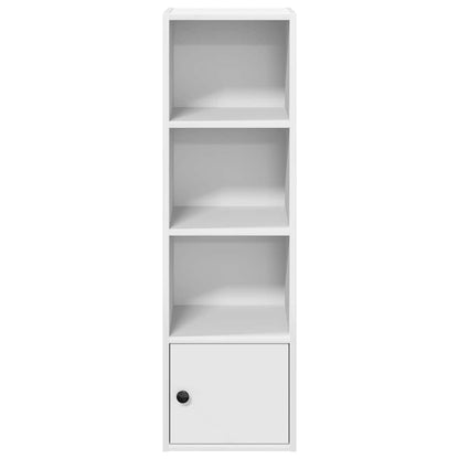 Bookcase White 31x24x102 cm Engineered Wood