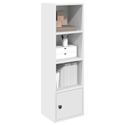 Bookcase White 31x24x102 cm Engineered Wood