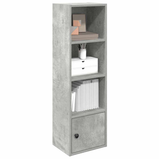 Bookcase Concrete Grey 31x24x102 cm Engineered Wood