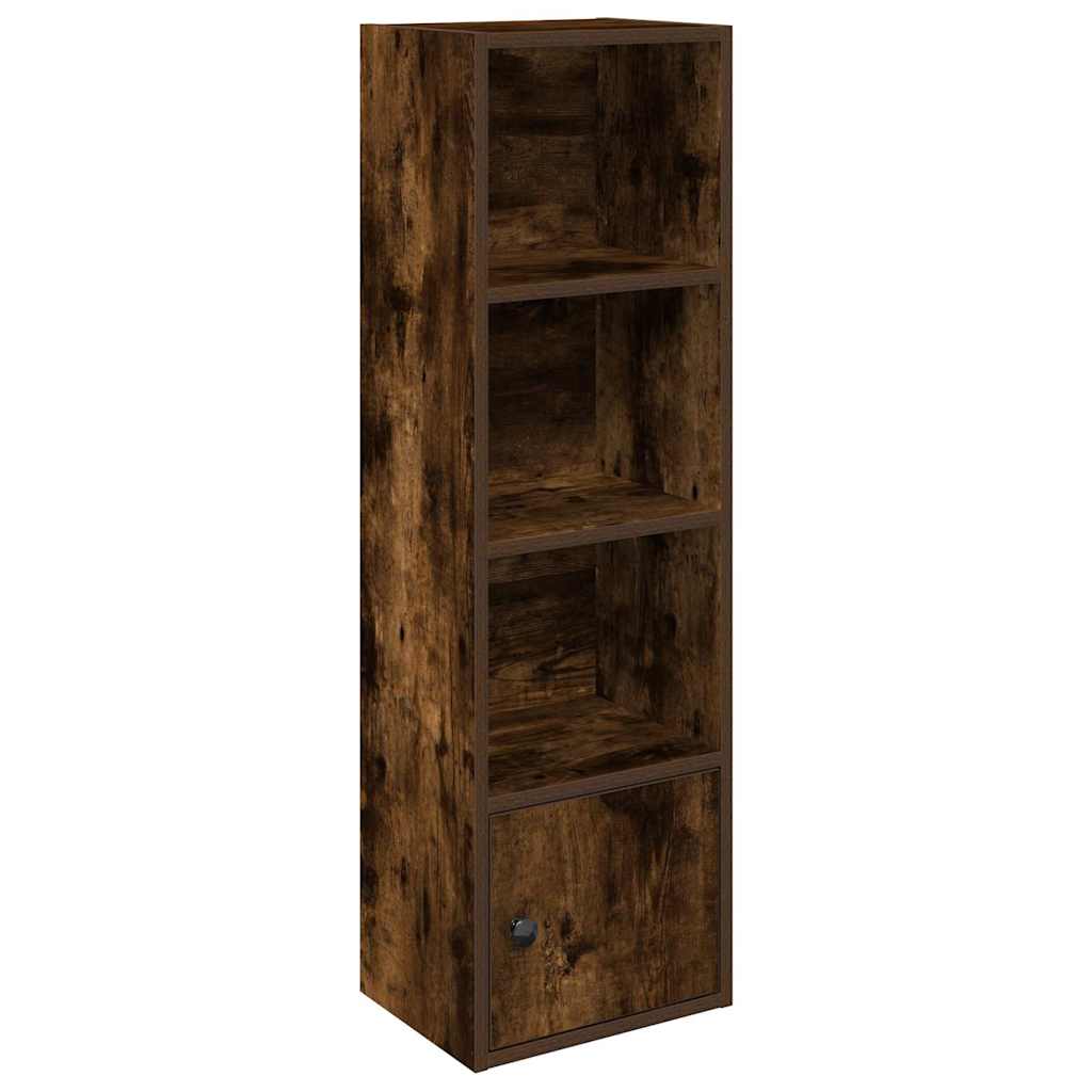 Bookcase Smoked Oak 31x24x102 cm Engineered Wood