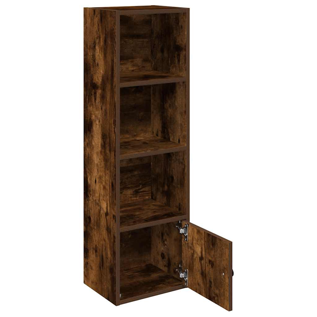 Bookcase Smoked Oak 31x24x102 cm Engineered Wood