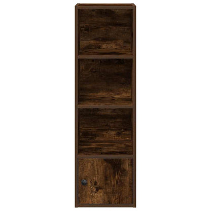 Bookcase Smoked Oak 31x24x102 cm Engineered Wood