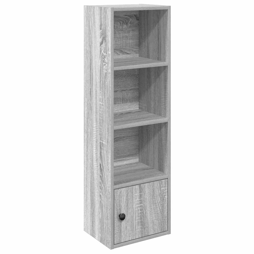 Bookcase Grey Sonoma 31x24x102 cm Engineered Wood