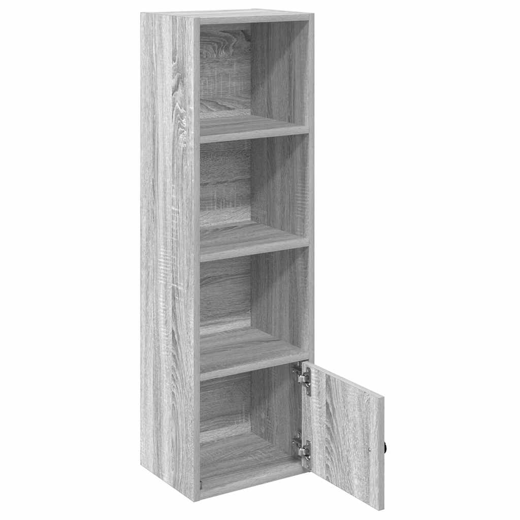 Bookcase Grey Sonoma 31x24x102 cm Engineered Wood