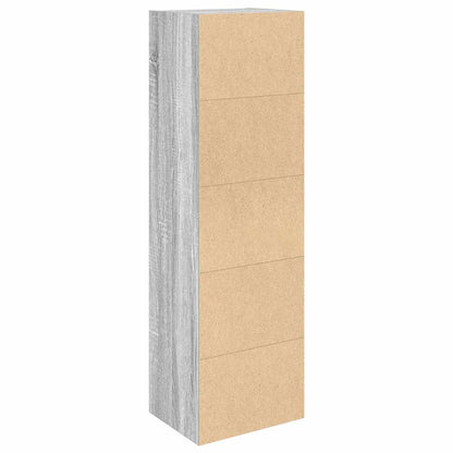 Bookcase Grey Sonoma 31x24x102 cm Engineered Wood