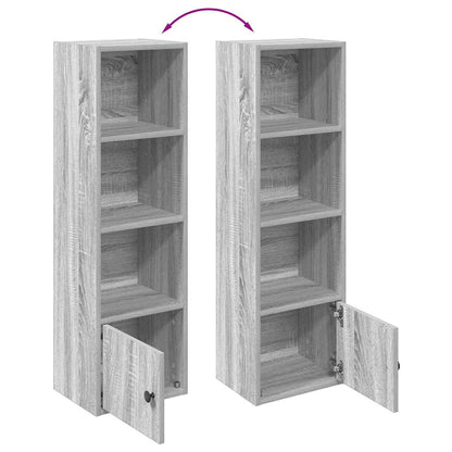 Bookcase Grey Sonoma 31x24x102 cm Engineered Wood