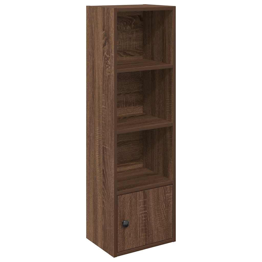 Bookcase Brown Oak 31x24x102 cm Engineered Wood