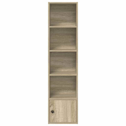 Bookcase Sonoma Oak 31x24x127 cm Engineered Wood