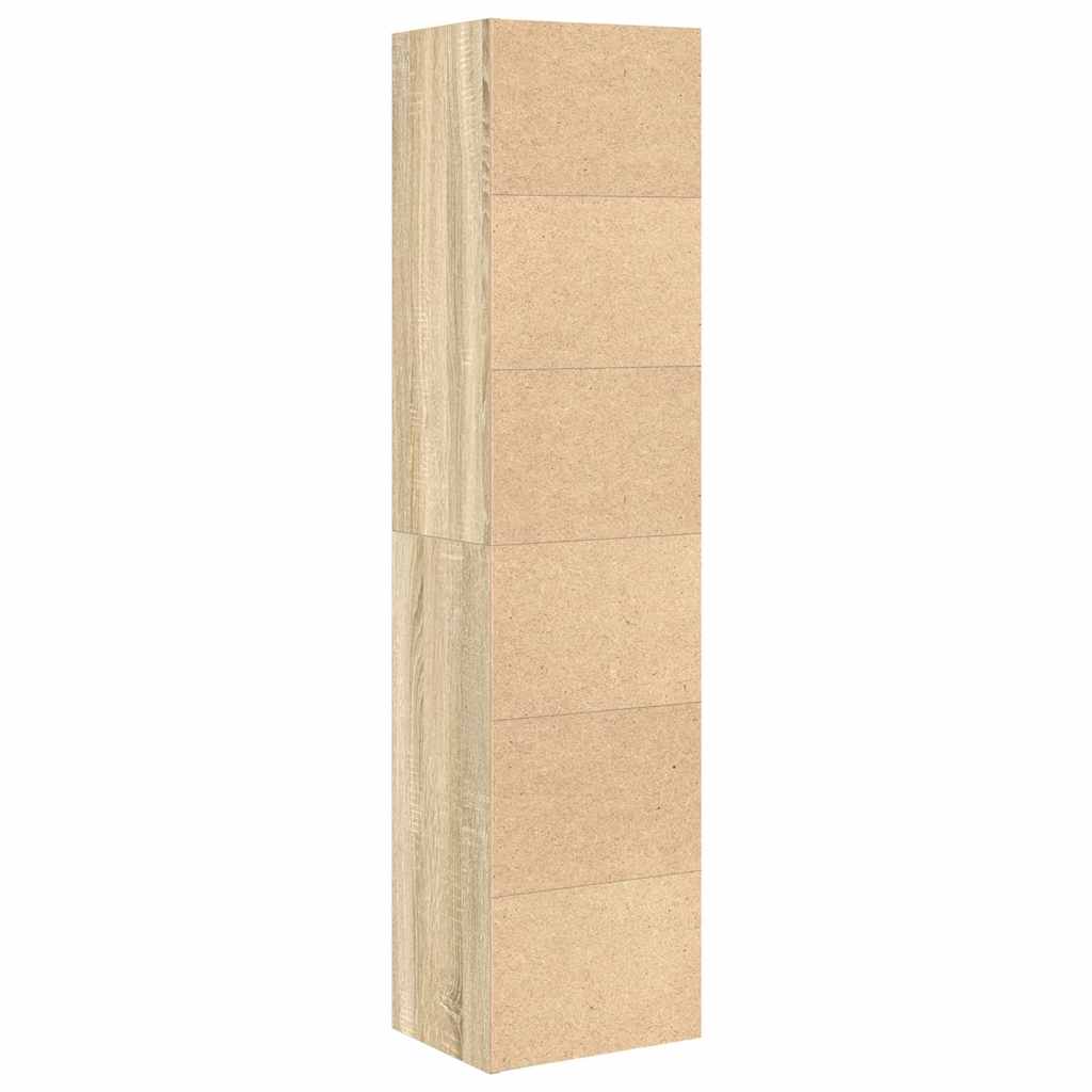 Bookcase Sonoma Oak 31x24x127 cm Engineered Wood