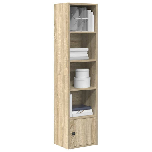 Bookcase Sonoma Oak 31x24x127 cm Engineered Wood