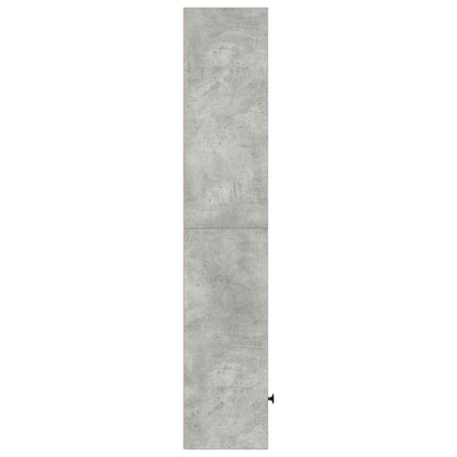Bookcase Concrete Grey 31x24x127 cm Engineered Wood