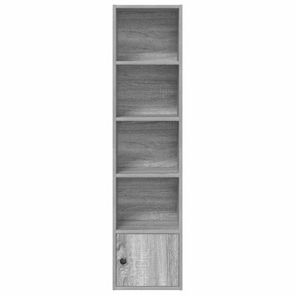 Bookcase Grey Sonoma 31x24x127 cm Engineered Wood