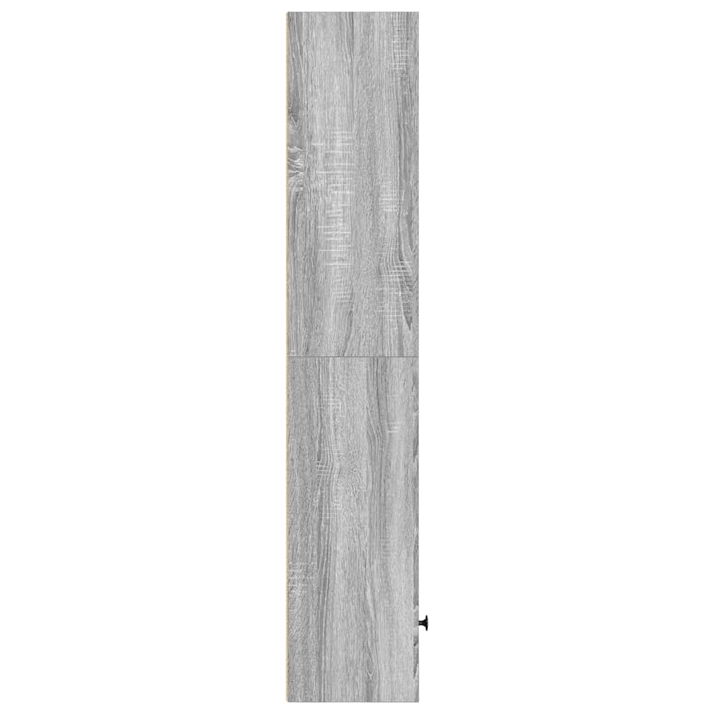 Bookcase Grey Sonoma 31x24x127 cm Engineered Wood