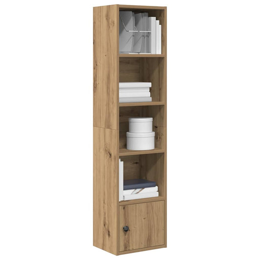 Bookcase Artisan Oak 31x24x127 cm Engineered Wood