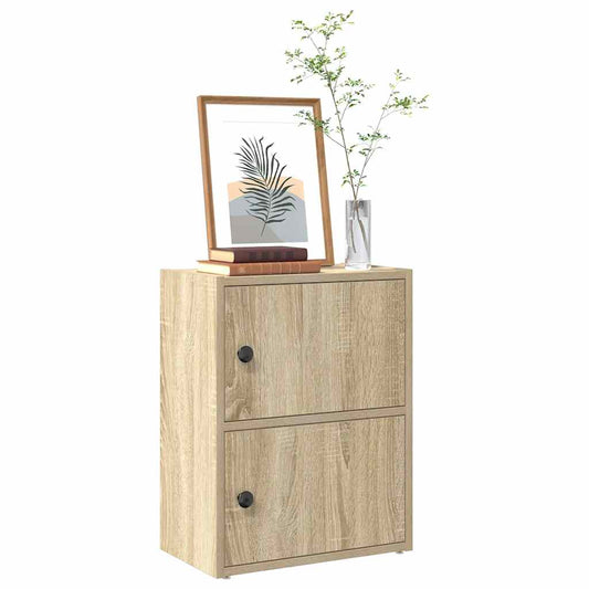 Bookcase Sonoma Oak 40x24x52 cm Engineered Wood