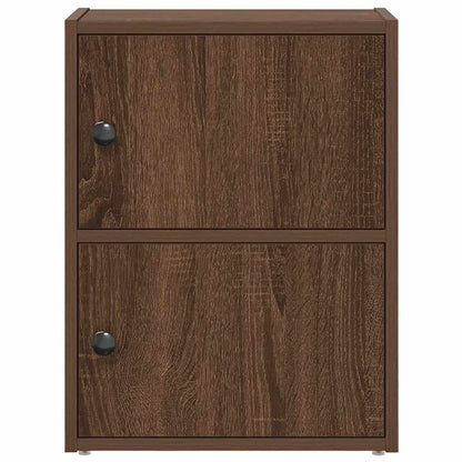 Bookcase Brown Oak 40x24x52 cm Engineered Wood