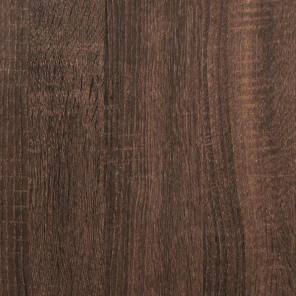 Bookcase Brown Oak 40x24x52 cm Engineered Wood