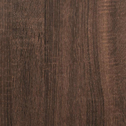Bookcase Brown Oak 40x24x52 cm Engineered Wood