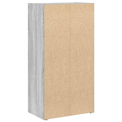 Bookcase Grey Sonoma 40x24x77 cm Engineered Wood
