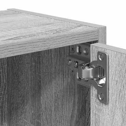 Bookcase Grey Sonoma 40x24x77 cm Engineered Wood