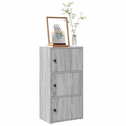 Bookcase Grey Sonoma 40x24x77 cm Engineered Wood