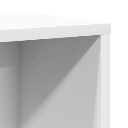 Bookcase White 60x24x76.5 cm Engineered Wood