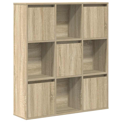 Bookcase Sonoma Oak 89x24x101.5 cm Engineered Wood