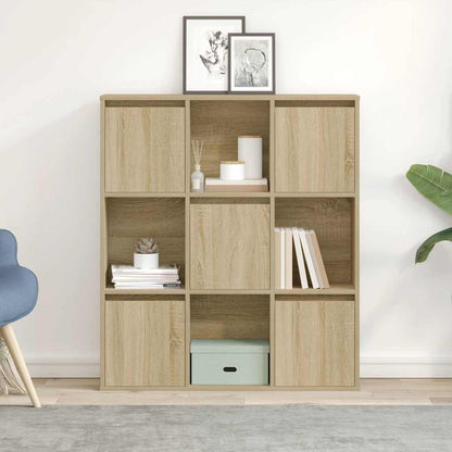 Bookcase Sonoma Oak 89x24x101.5 cm Engineered Wood