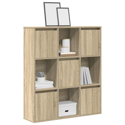 Bookcase Sonoma Oak 89x24x101.5 cm Engineered Wood