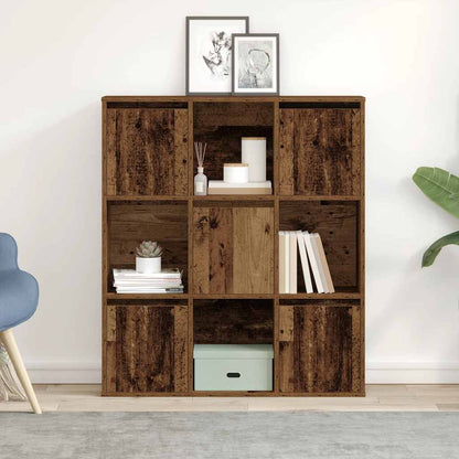 Bookcase Old Wood 89x24x101.5 cm Engineered Wood