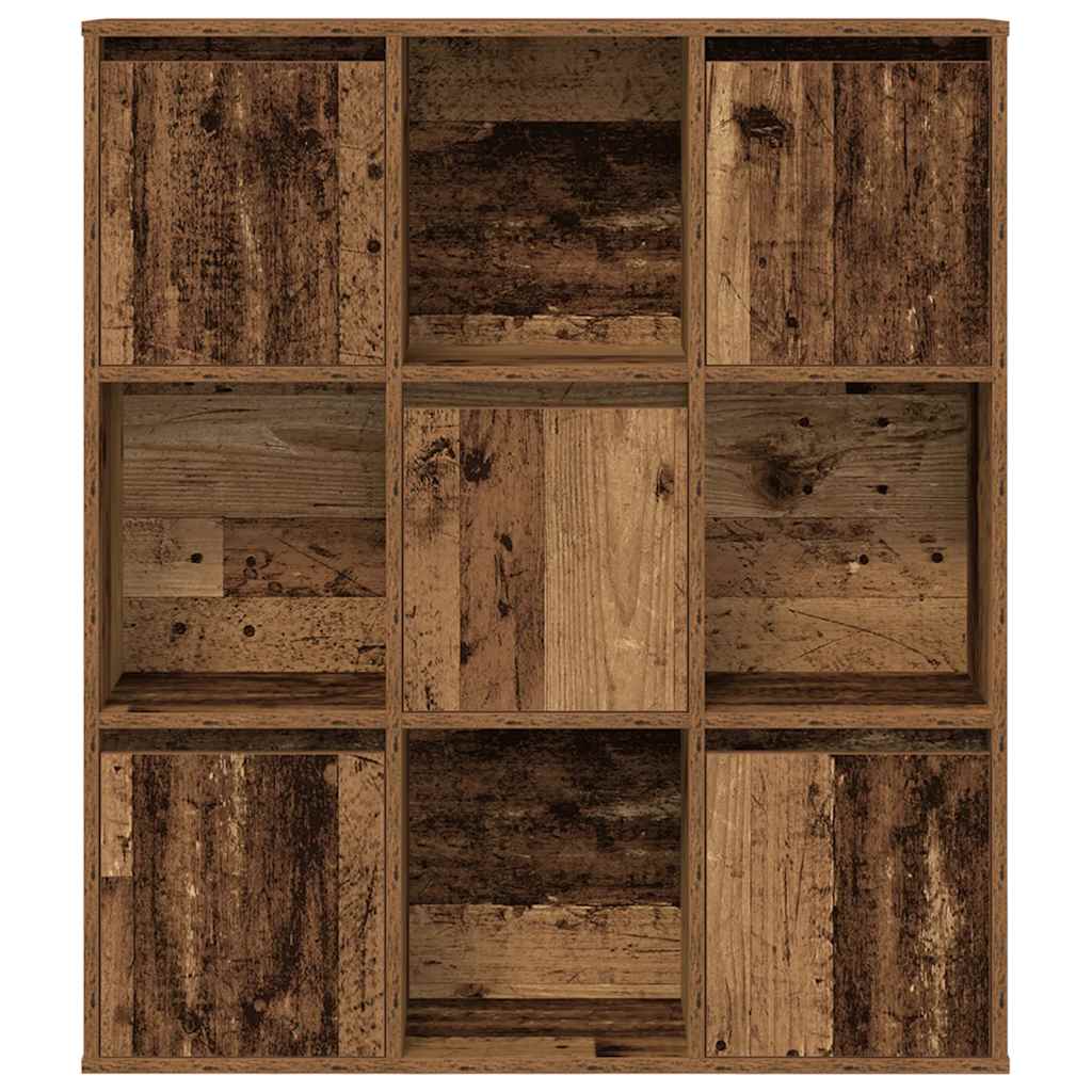 Bookcase Old Wood 89x24x101.5 cm Engineered Wood