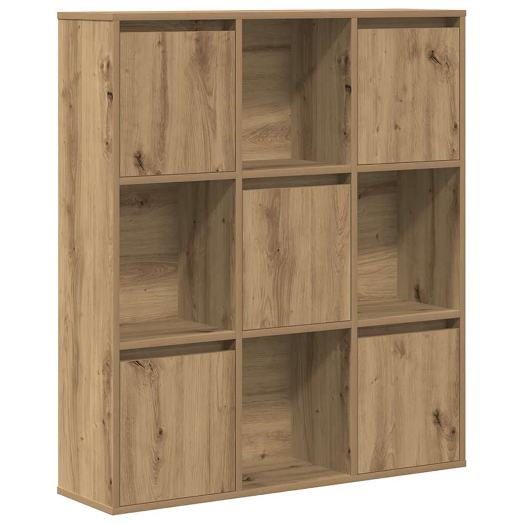 Bookcase Artisan Oak 89x24x101.5 cm Engineered Wood