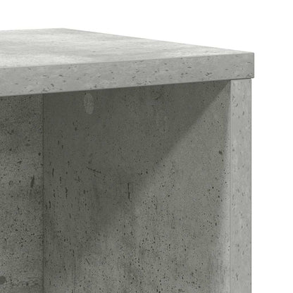Bookcase Concrete Grey 60x24x85 cm Engineered Wood