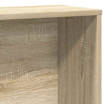 Bookcase Sonoma Oak 60x24x120 cm Engineered Wood