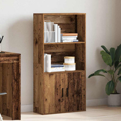 Bookcase Old Wood 60x24x120 cm Engineered Wood