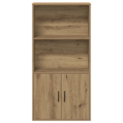 Bookcase Artisan Oak 60x24x120 cm Engineered Wood