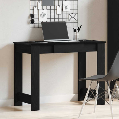 Desk Black 100x45x75 cm Engineered Wood