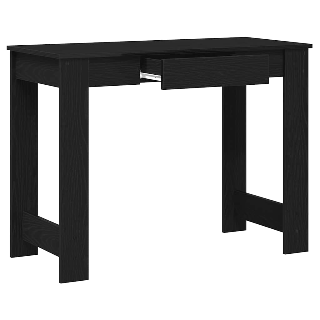 Desk Black 100x45x75 cm Engineered Wood